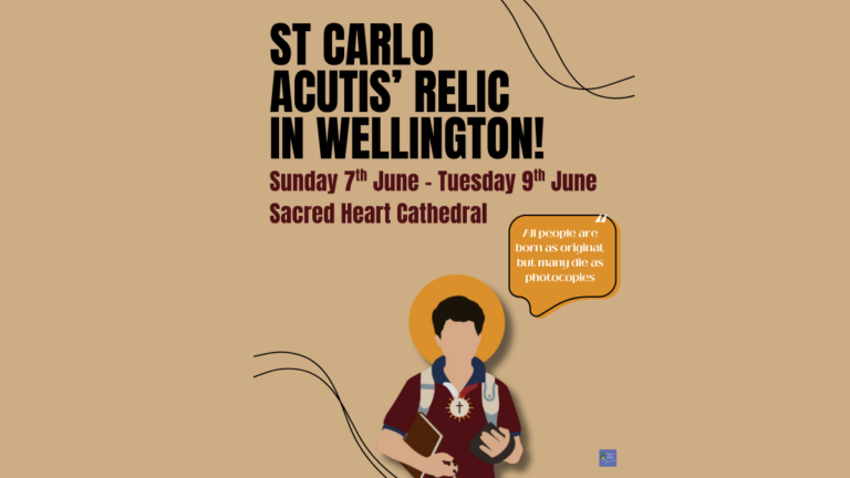 Relics of St Carlo Acutis in Wellington