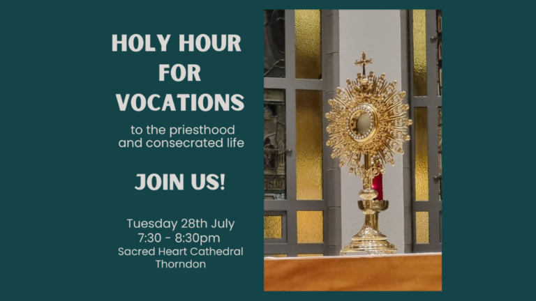 Holy Hour for Vocations at Sacred Heart