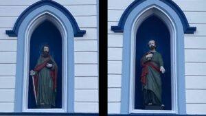 Restoration of statues at St Mary’s Church, Nelson