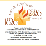 Celebration of 200 years of the Cenacle at Our Lady of Kāpiti Church